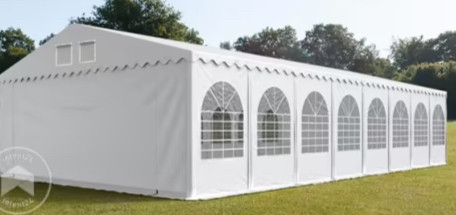 Chapiteau 8 x 16 m, H 2,60 m